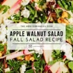 Pin image 2 for apple walnut salad.