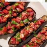 Pin image 1 for Eggplant Bruschetta.