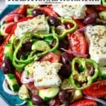 Pin image 2 for greek salad.