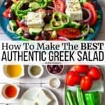 Pin image 3 for greek salad.