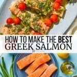 Pin image 3 for Greek salmon.