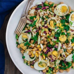 Mediterranean Chickpea Egg Salad