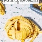 Pin image 2 for homemade pasta.