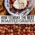 Pin image 3 for roasted grapes.