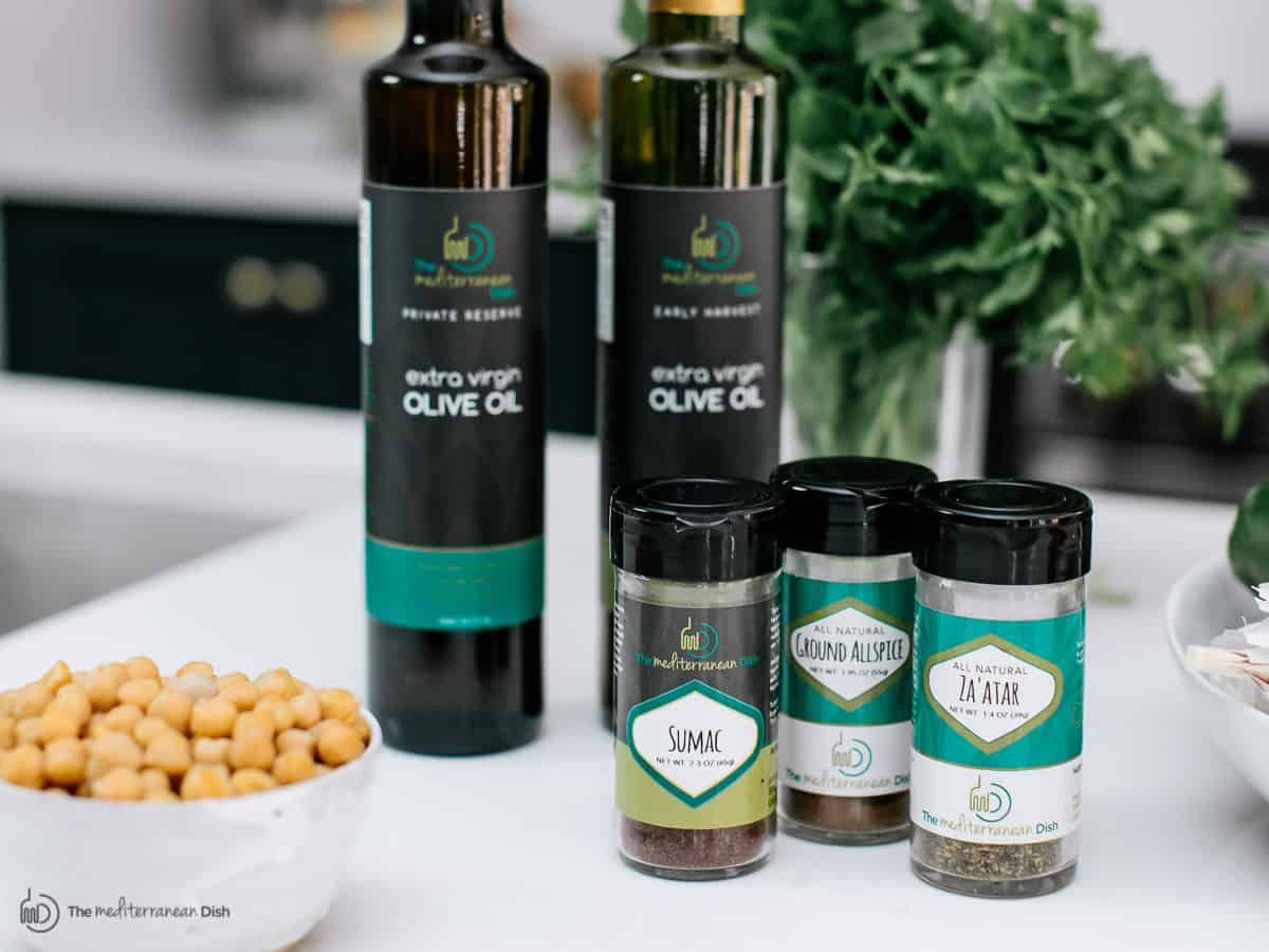 Extra virgin olive oils and spices from The Mediterranean Dish